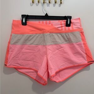 Lululemon Run: Pace Shorts, Bleached Coral Dune, Size 10 - 4.5” inseam